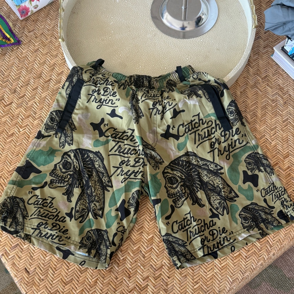 Men's Graphic Camo Shorts